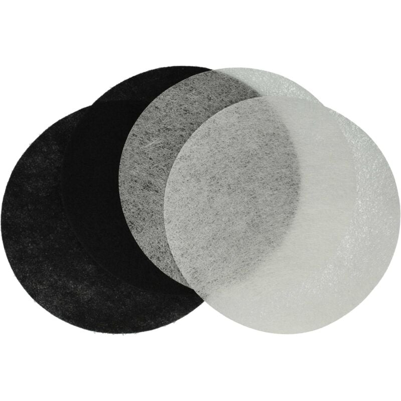 foto del prodotto 2x filtro ai carboni attivi, 2x filtro antigrasso compatibile con moulinex t 43, t 41, t 42 friggitrice set da 4pz. vhbw