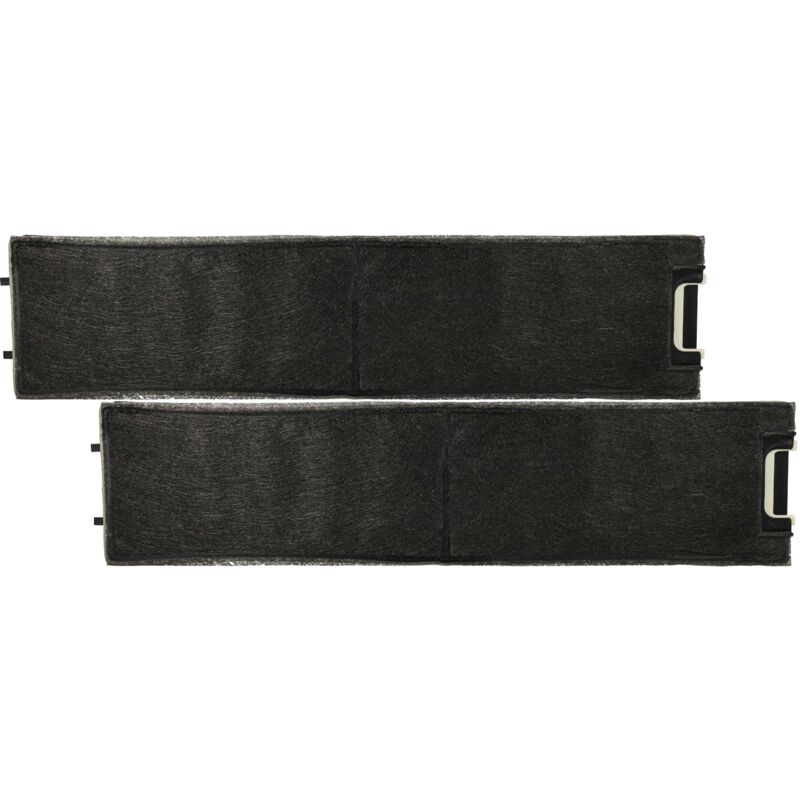 foto del prodotto 2x filtro ai carboni attivi compatibile con miele da 3450 55, da 3456 55, da 3460, da 3460 60, da 3461 cappa da cucina 49 x 11,3 x 2,8 cm vhbw