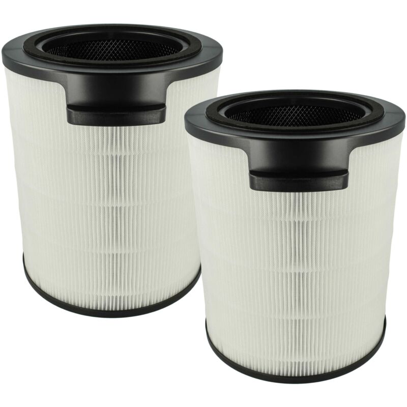 foto del prodotto 2x filtro ai carboni attivi sostituisce philips fym860 30, 883486030771 per purificatore d aria filtro dell aria hepa 13 nero bianco vhbw