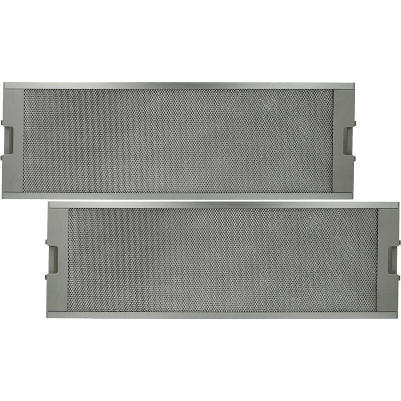 foto del prodotto 2x filtro anti grasso compatibile con imperial dma 64 4, dma 64 4 b 001, dma 64 2 el ex e 001, dma 64 2 el ex nl cappa da cucina, metallo vhbw