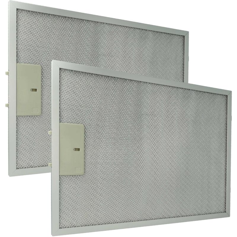 foto del prodotto 2x filtro anti grasso compatibile con klarstein balzac, zola cappa da cucina, alluminio vhbw