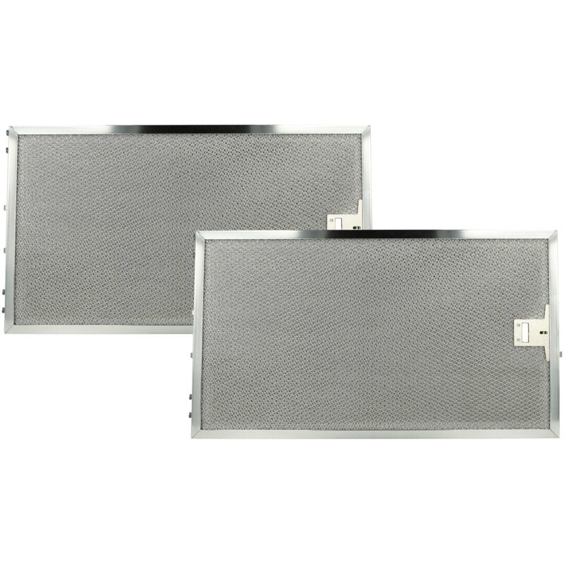 foto del prodotto 2x filtro anti grasso compatibile con miele cappa da cucina, metallo vhbw