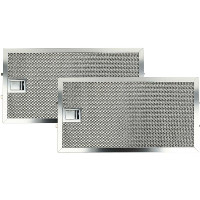 foto del prodotto 2x filtro anti grasso compatibile con miele da 101, da 101 ext, da 191, da 191 ext, da 199, da 199 2, da 209 cappa da cucina, metallo vhbw
