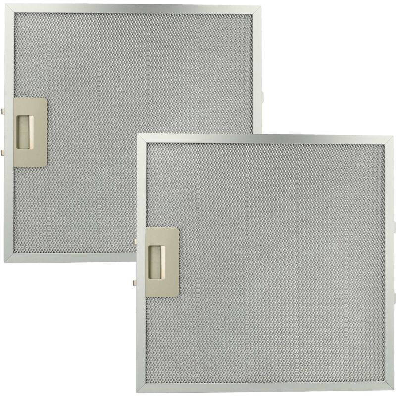 foto del prodotto 2x filtro anti grasso compatibile con whirlpool akr 918 857851815000, 857851801000 cappa da cucina 32 x 32 x 0,85 cm, metallo vhbw