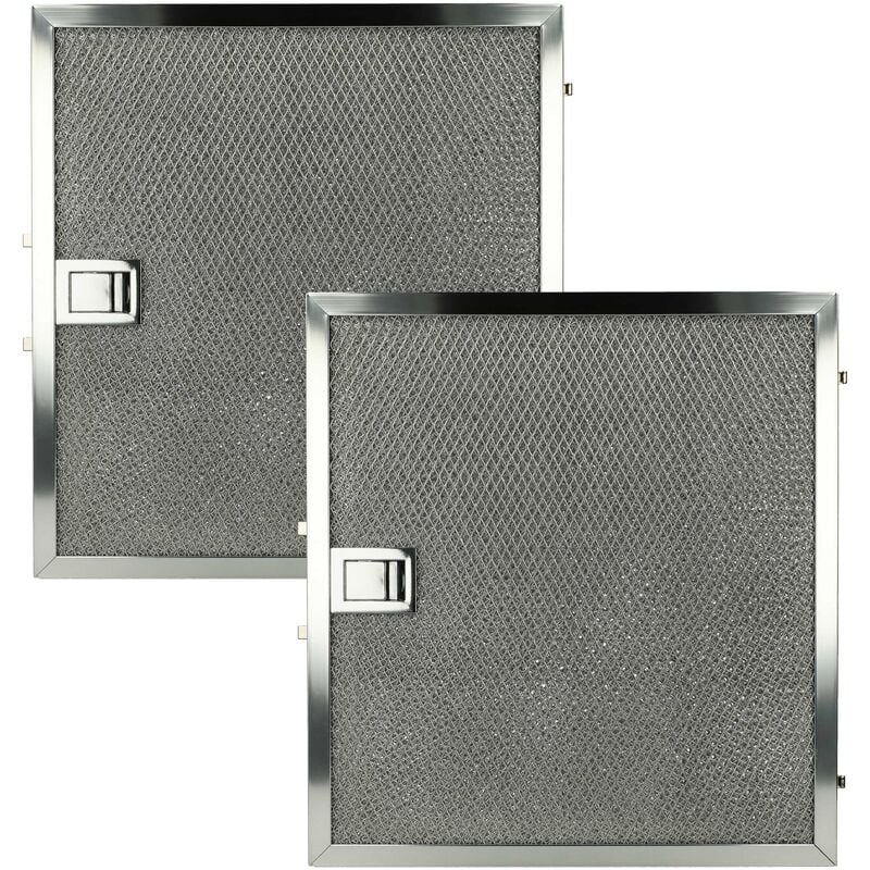 foto del prodotto 2x filtro anti grasso sostituisce miele 8270440 per cappa da cucina, metallo vhbw