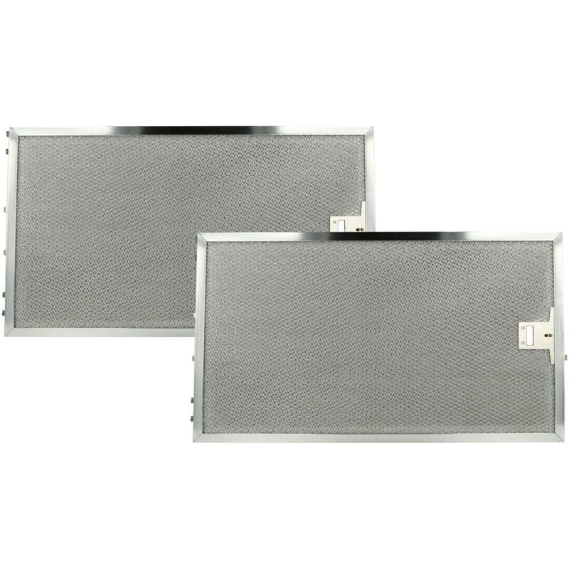 foto del prodotto 2x filtro anti grasso sostituisce miele 8270450 per cappa da cucina, metallo vhbw
