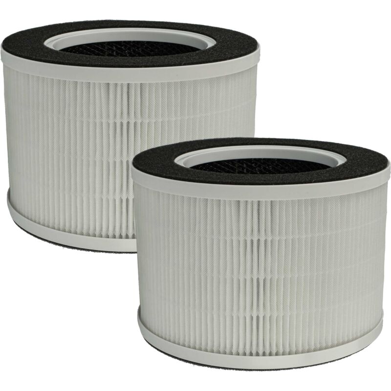 foto del prodotto 2x filtro aria compatibile con medion md 19778 purificatore d aria filtro combinato prefiltro hepa carbone attivo vhbw