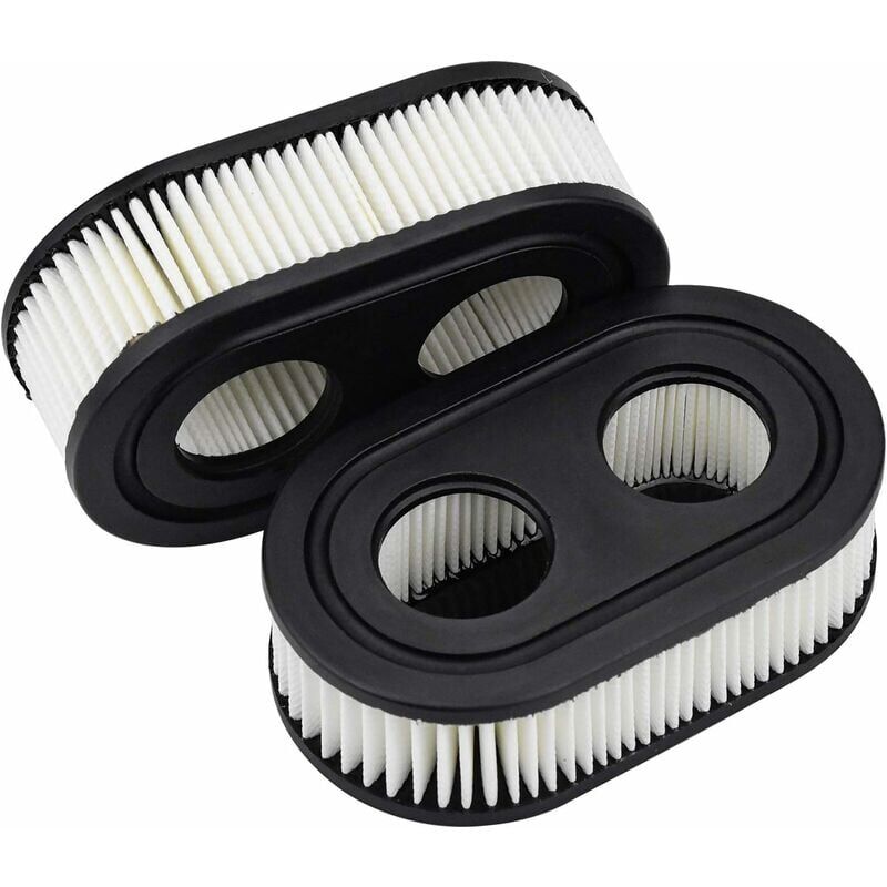 foto del prodotto 2x filtro aria per tosaerba briggs stratton, 593260, nero
