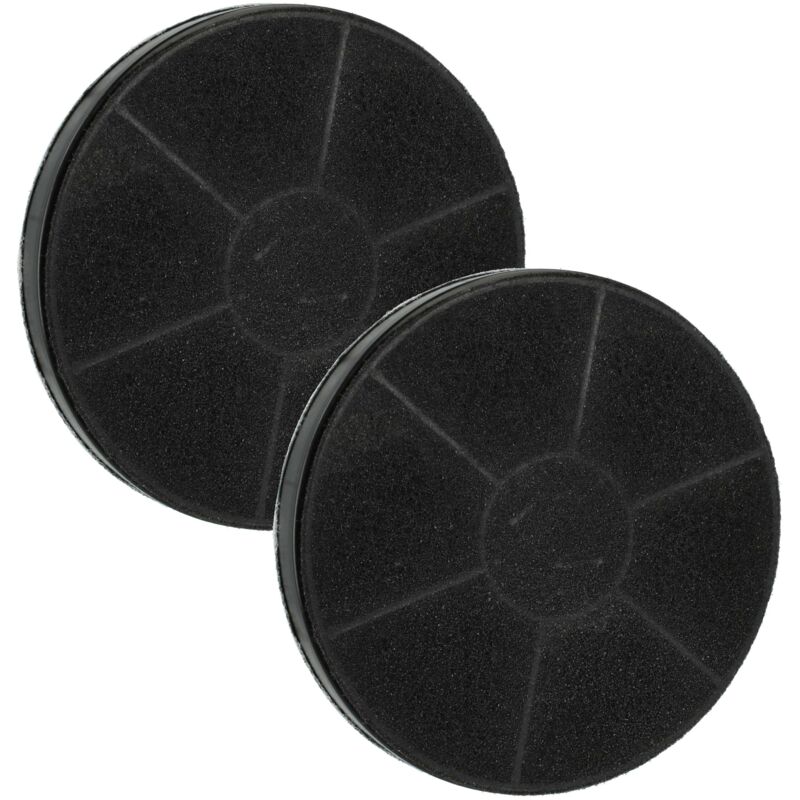 foto del prodotto 2x filtro combinato compatibile con moulinex t51, t43, t48, t49, t50, t44, t45, t46, t47 friggitrice filtro antigrasso e antiodore, 165 mm vhbw