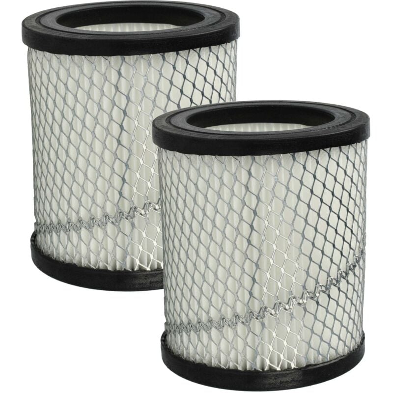 foto del prodotto 2x filtro compatibile con grafner aspiratore per barbecue, cenere e camino versione 2.0 aspiracenere - filtro hepa - vhbw