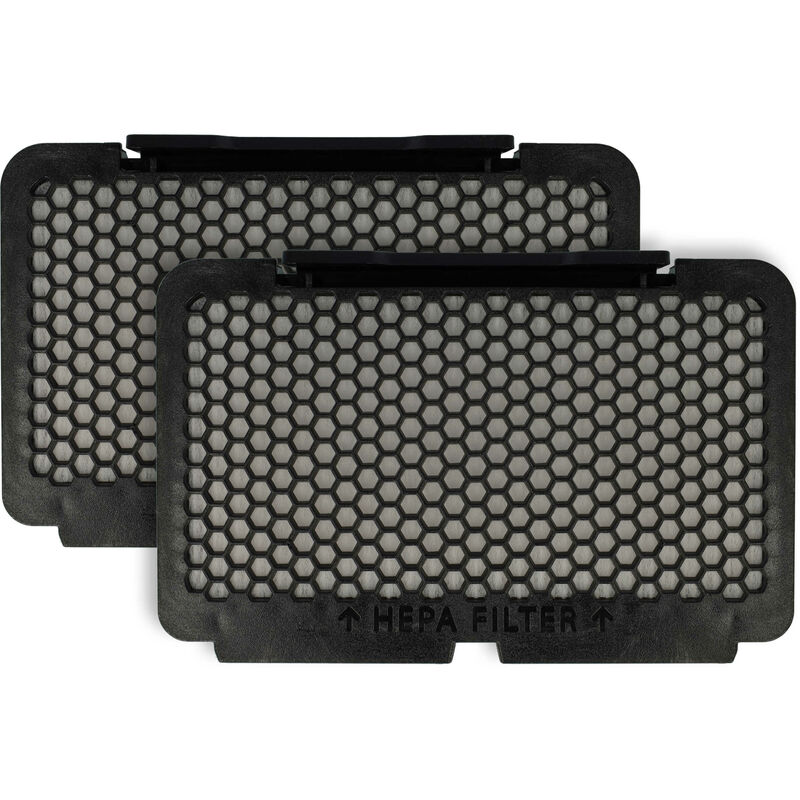foto del prodotto 2x filtro compatibile con rowenta silence force multicyclonic ro8324oa 410, ro8333ea 410 aspirapolvere filtro hepa nero bianco vhbw