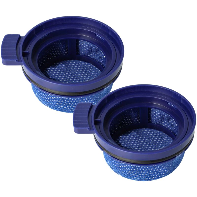 foto del prodotto 2x filtro compatibile con samsung bespoke jet vs20a95923b aa, vs20a95923n aa, vs20a95923w aa aspirapolvere filtro aria di scarico, blu vhbw