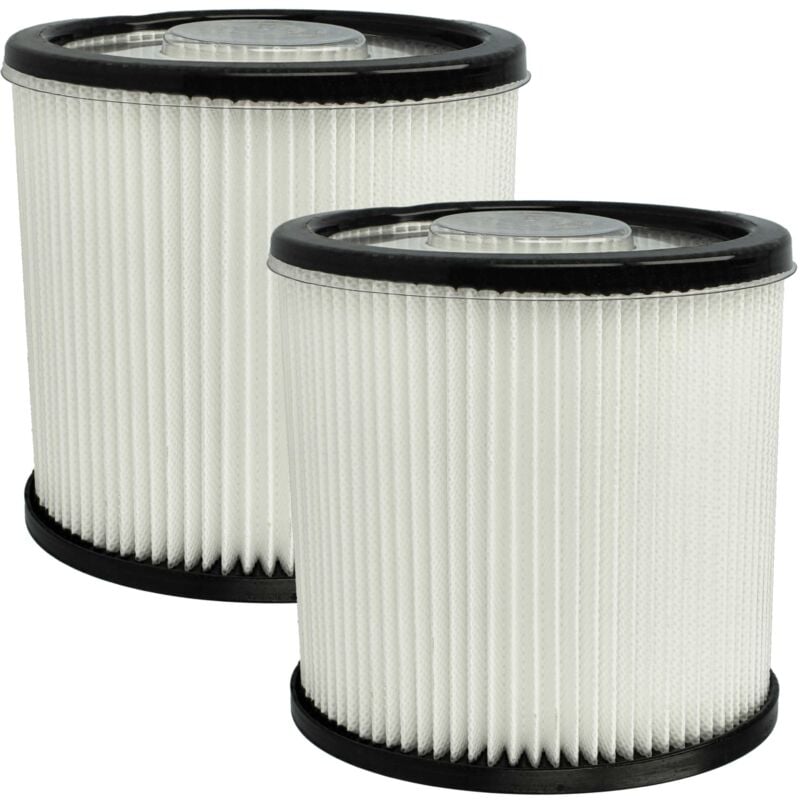 foto del prodotto 2x filtro compatibile con scheppach nts20, nts16 aspirapolvere filtro hepa nero bianco vhbw