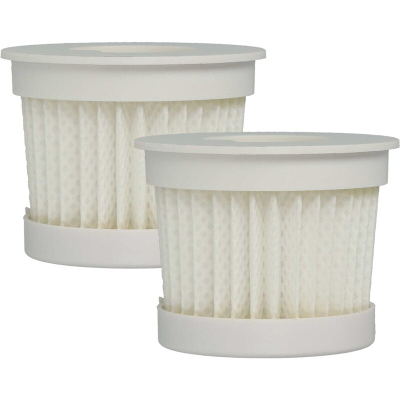 foto del prodotto 2x filtro compatibile con sichler smd 21 aspirapolvere filtro hepa bianco vhbw