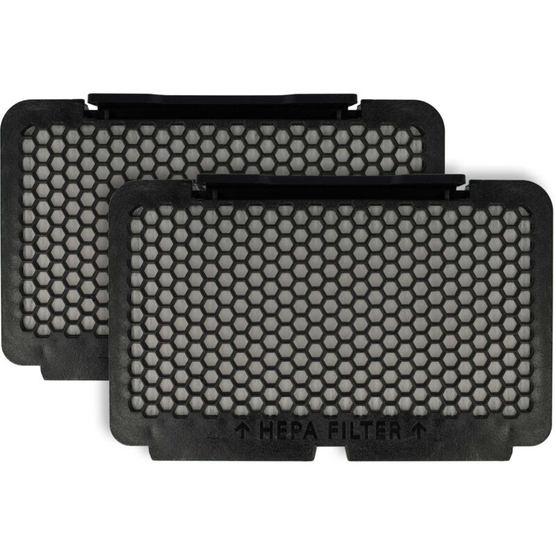 foto del prodotto 2x filtro compatibile con tefal silence force multicyclonic tw8356ha 411, tw8356ha 410 aspirapolvere - filtro hepa nero bianco - vhbw