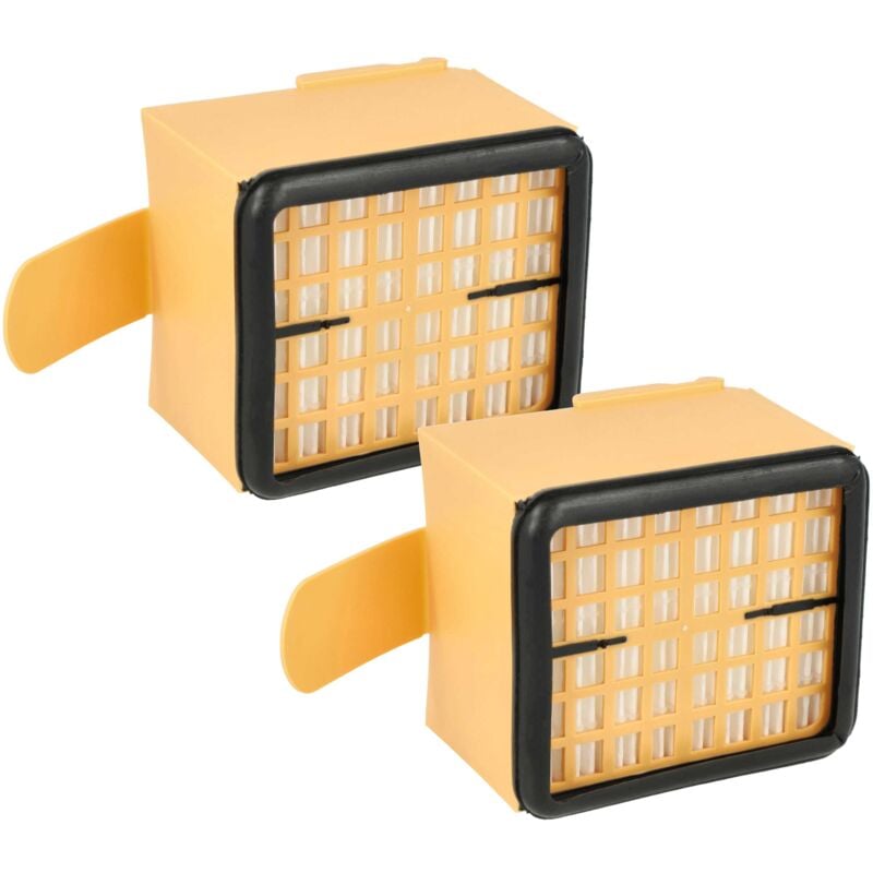 foto del prodotto 2x filtro compatibile con vorwerk folletto vk135, vk136 aspirapolvere a mano unit filtrante vhbw