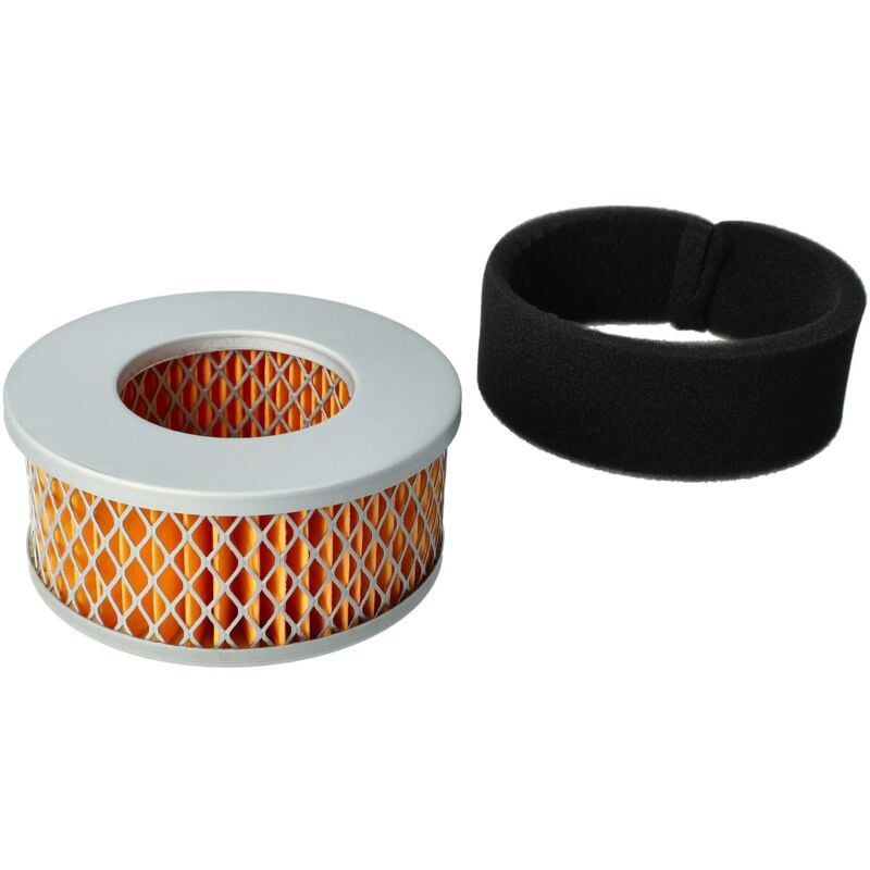 foto del prodotto 2x filtro compatibile con yanmar l60, l48, l40, l70 motore per trattorino tagliaerba - 1x filtro dell'aria, 1x pre-filtro - vhbw