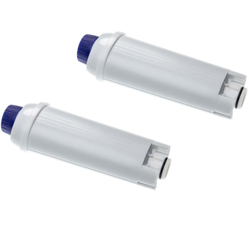 foto del prodotto 2x filtro dell acqua compatibile con delonghi ecam 23.120.bsb, ecam 23.120.sb macchina da caff automatica, macchinetta per espresso bianco blu