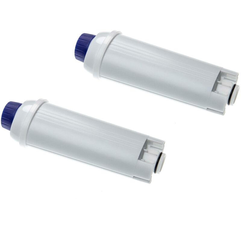 foto del prodotto 2x filtro dell acqua compatibile con delonghi ecam 23.460.s, ecam 24.210.sb macchina da caff automatica, macchinetta per espresso bianco blu
