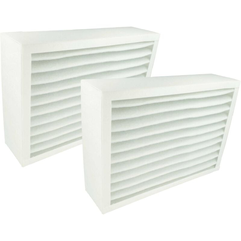 foto del prodotto 2x filtro g4 sostituisce zehnder 10015515, 524000100 per dispositivo di ventilazione set di filtri, 35 x 25 x 9 cm bianco vhbw