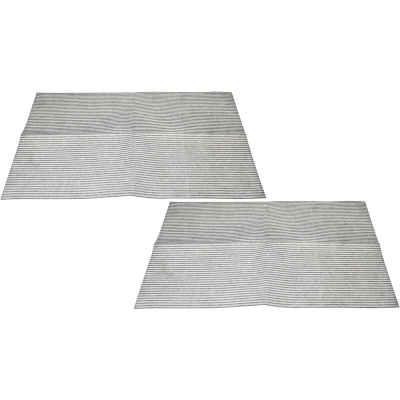 foto del prodotto 2x filtro in nonwoven compatibile con respekta cappa da cucina da 60 cm - 57 x 47 x 0,3 cm, microfibra - vhbw