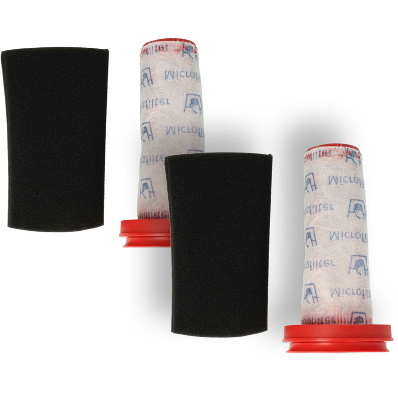 foto del prodotto 2x filtro salva-motore compatibile con bosch bbh3211gb/01, bbh3211gb/03, bbh32101/03, bbh32101/01, bbh3211gb, bbh32101 aspirapolvere - vhbw