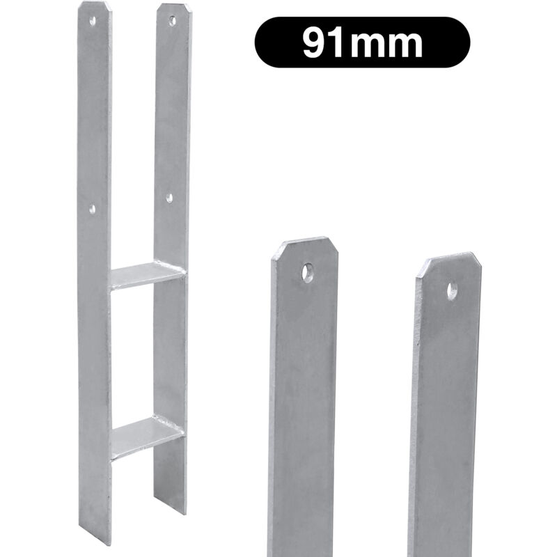 foto del prodotto 2x h anchor supporto palo ancoraggio palo presa a terra ancoraggio palo presa a terra 91 mm swanew