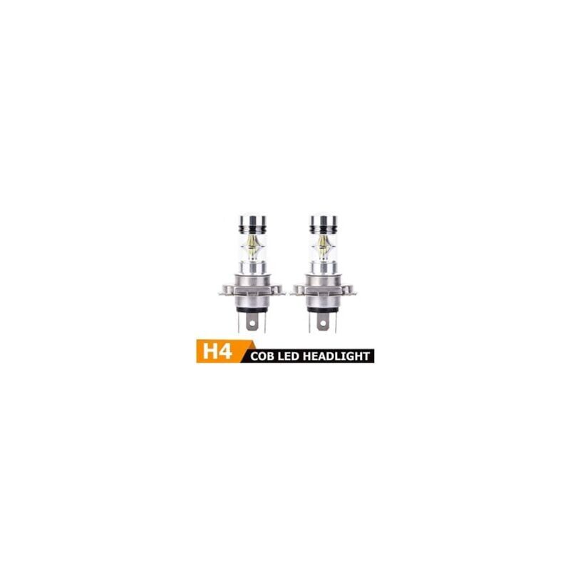 foto del prodotto 2x h4 cree led 100w 20smd super bright fendinebbia led lampada bianco 6000k