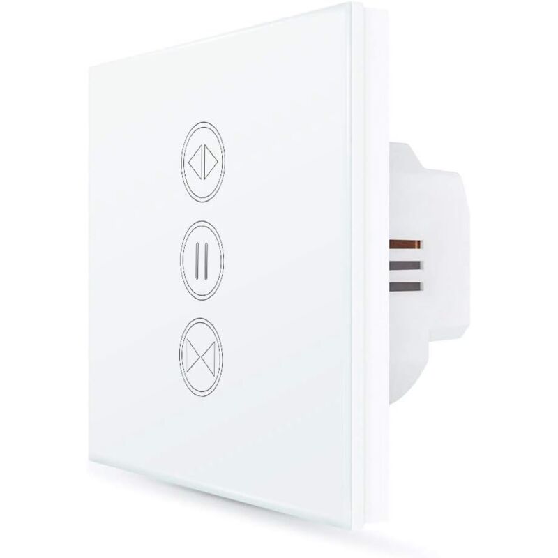 foto del prodotto 2x interruttore per tapparelle connesso, apertura regolabile, interruttore per tende wifi, compatibile con alexa google home per controllo vocale,