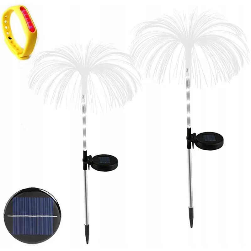 foto del prodotto 2x lampada solare jeddus fibra ottica 55cm fuochi d artificio