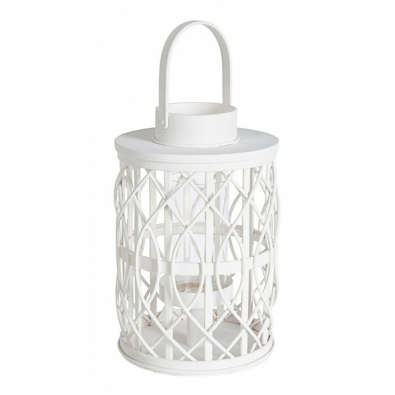 foto del prodotto 2x lanterna tanami bamboo to bianco m