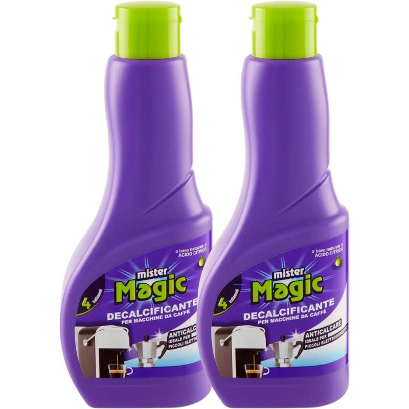 foto del prodotto 2x mister magic decalcificante macchinetta caff trattamento anticalcare 200ml