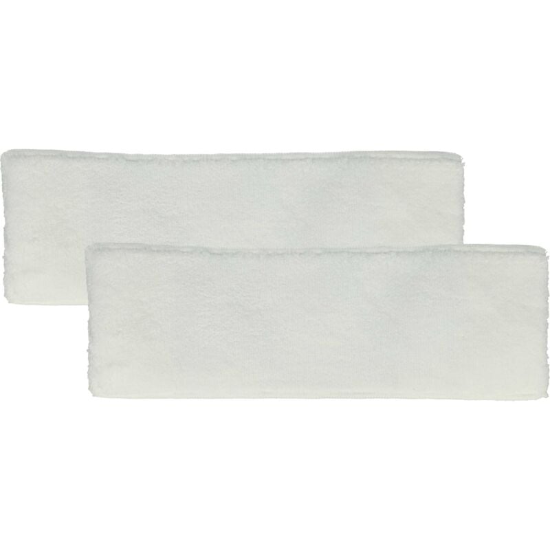 foto del prodotto 2x panno compatibile con k rcher sc 1.030 b, sc 1.020, sc 1.010, sc 1052 scopa a vapore microfibra, bianco vhbw