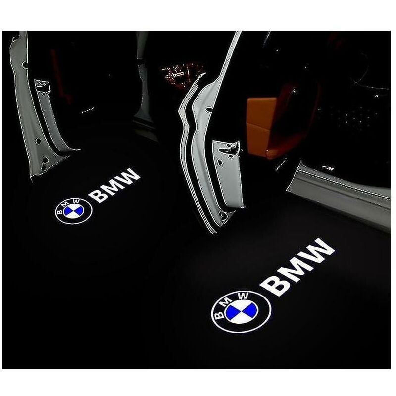 foto del prodotto 2x proiettori led bmw per luci porta logo light style 4 