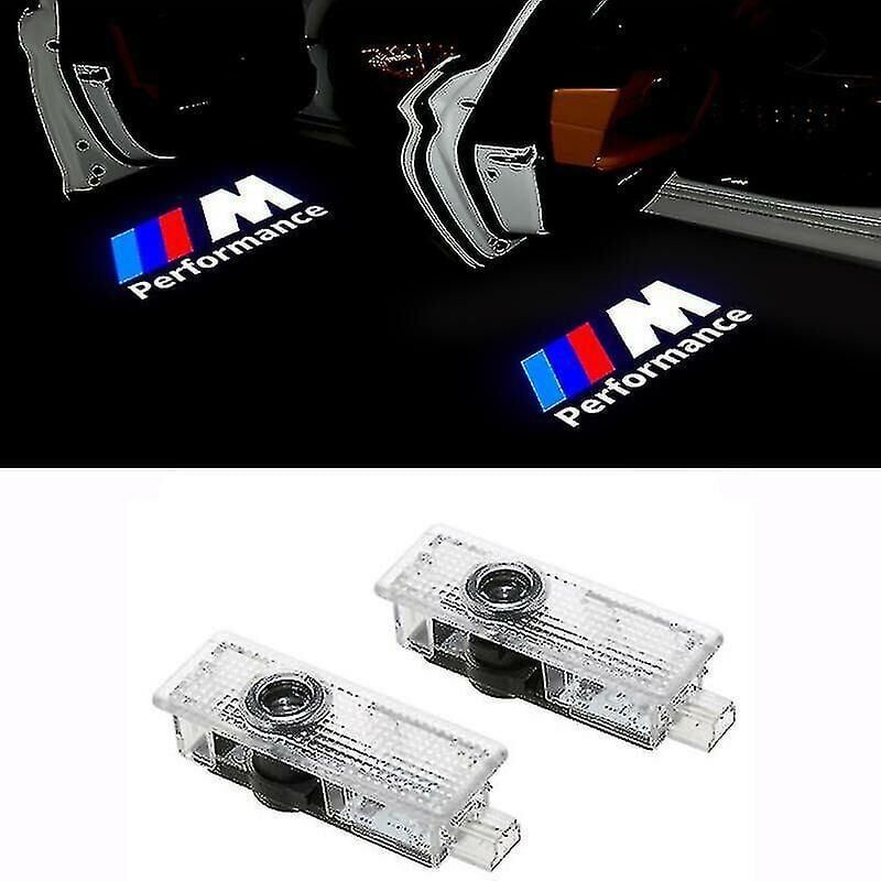 foto del prodotto 2x proiettori led bmw per porte e logo light style 1 