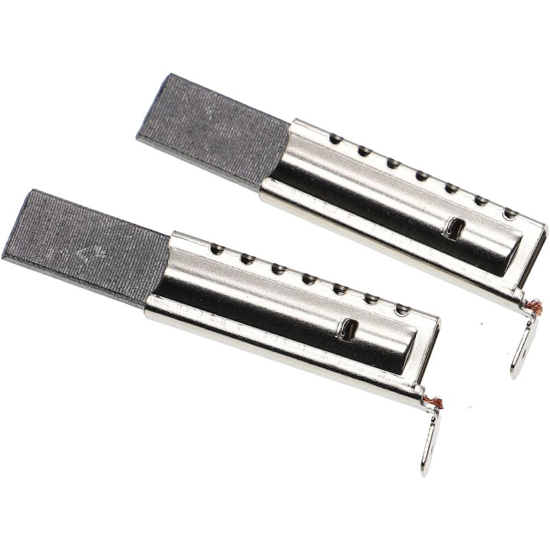 foto del prodotto 2x spazzola carbone 5 x 12,5 x 32 mm compatibile con beko 7311830002 lavatrice, asciugatrice vhbw