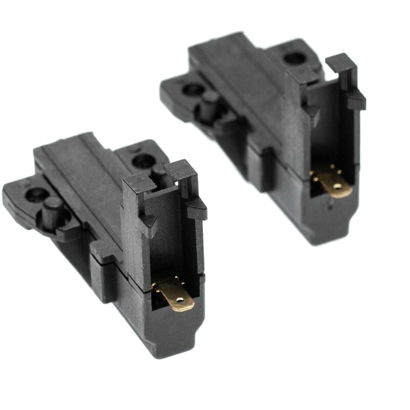foto del prodotto 2x spazzola carbone compatibile con bosch wfb1602eu22, wfb1602eu26, wfb1602eu27, wfb1602eu30 lavatrice spazzola motore, con base vhbw