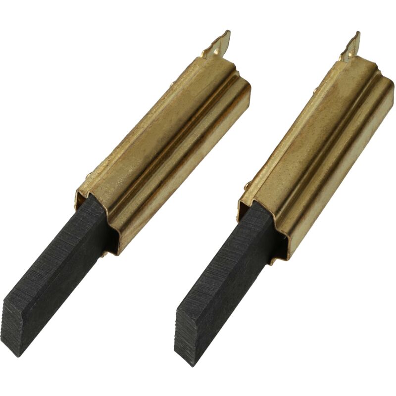 foto del prodotto 2x spazzola carbone compatibile con candy 31004655, 31004654, 31004048, 31004675, 31004666, 31004661, 31004660, 31004659, 31004658 lavatrice - vhbw