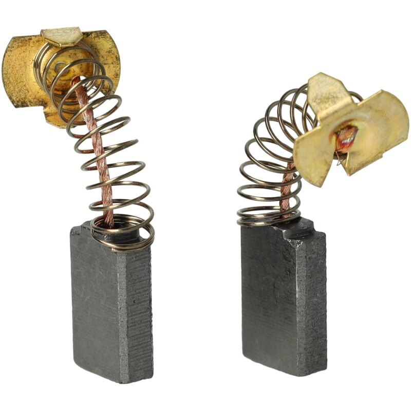 foto del prodotto 2x spazzola carbone sostituisce makita b 80379, cb 303a per utensile elettrico spazzola motore, 5 x 11 x 17 mm vhbw