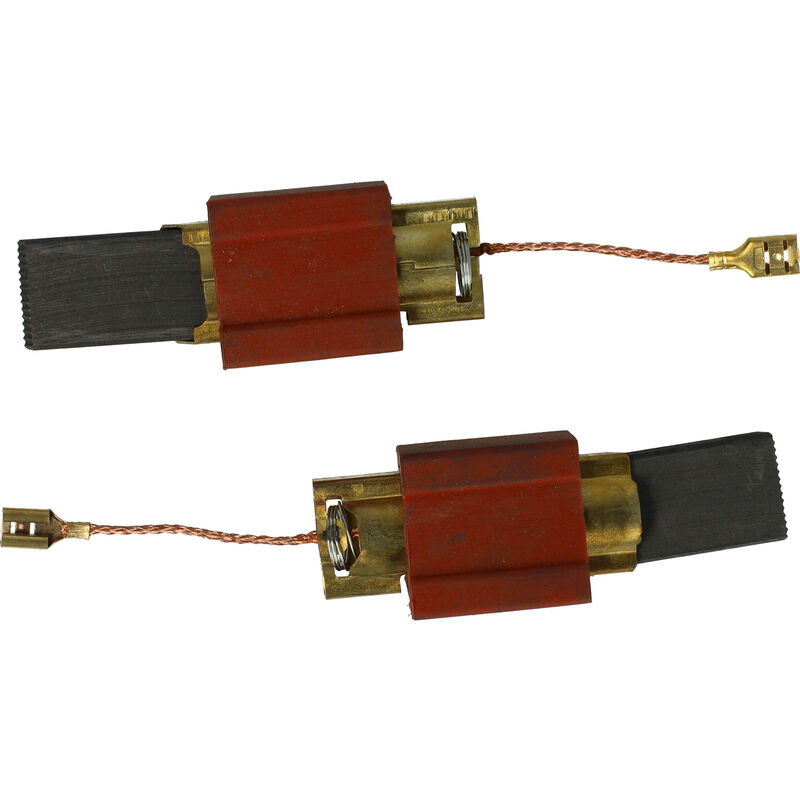 foto del prodotto 2x spazzola in carbone compatibile con miele w3244, w3245, w3246, w3248, w3261, w3264, w3266, w3268, w327, w330, w332 lavatrice, asciugatrice vhbw