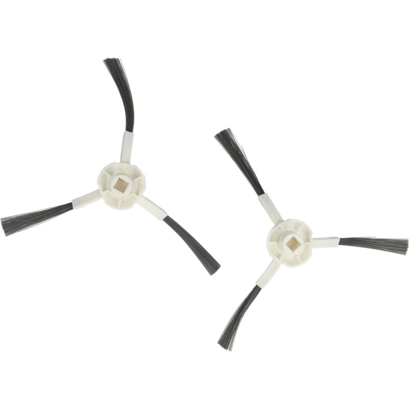 foto del prodotto 2x spazzola laterale compatibile con dreame l10, s10, x20, x10, w10s pro, s20 robot aspirapolvere set spazzole, grigio bianco vhbw