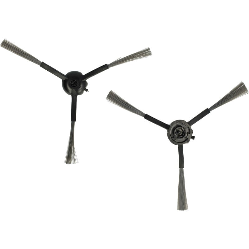 foto del prodotto 2x spazzola laterale compatibile con neabot nomo n1, nomo n1 plus, nomo n1 robot aspirapolvere set spazzole, grigio scuro vhbw