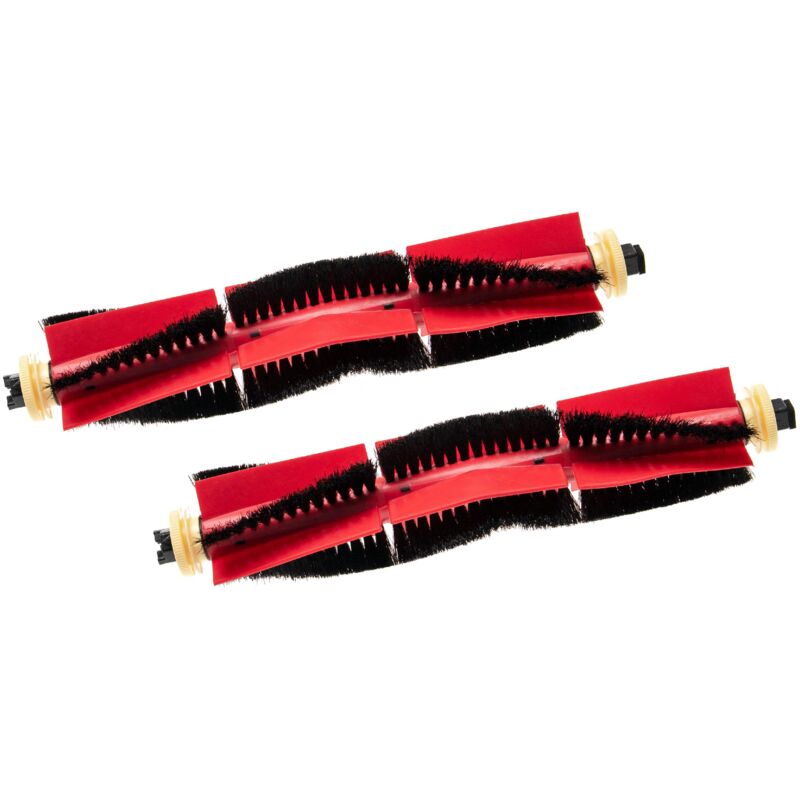 foto del prodotto 2x spazzola rotonda set di spazzole compatibile con xiaomi mi robot mijia 1s, vacum 1.gen robot aspirapolvere - spazzola a rullo, spazzola