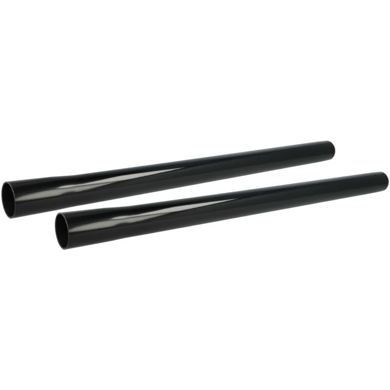 foto del prodotto 2x tubo universale compatibile con makita 446, 446lx1, 447, vc2010l, vc2010lx1, 447mx1 aspirapolvere - con attacco da 32 mm, 50 cm, nero - vhbw