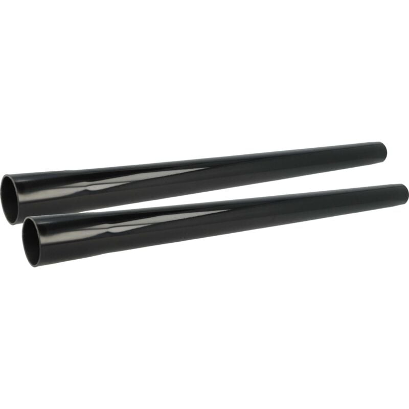 foto del prodotto 2x tubo universale compatibile con makita vc3011l, vc2512l, vc2511, vc2512, vc2511l aspirapolvere con attacco da 35 mm, 50 cm, nero vhbw