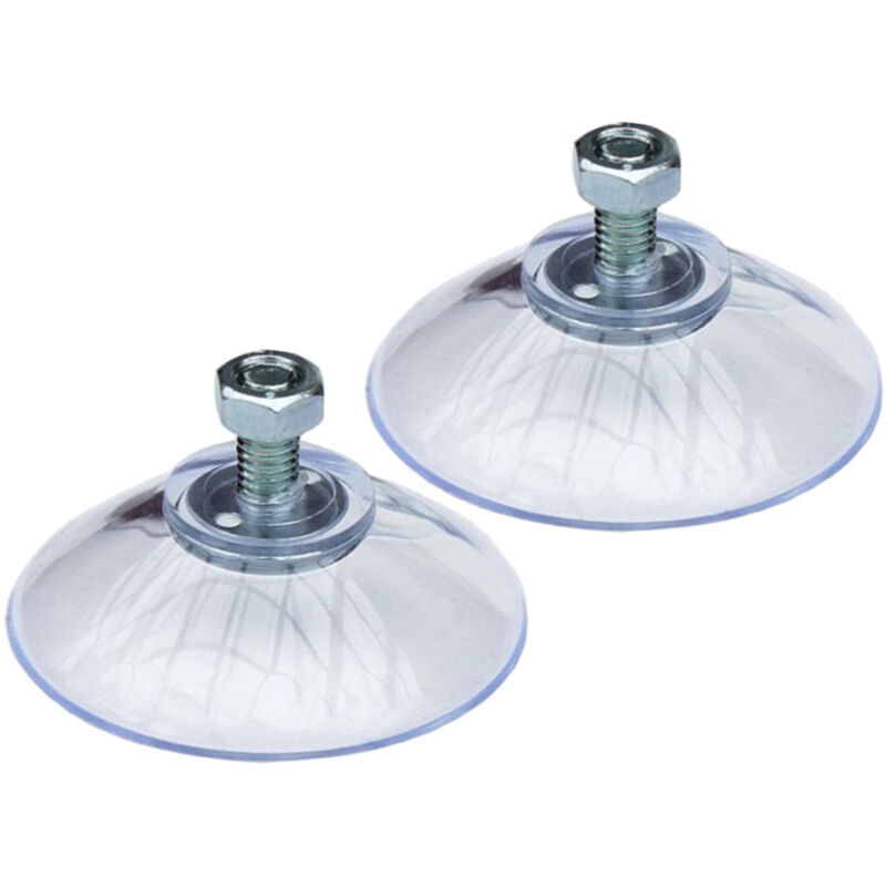 foto del prodotto 2x ventosa con filettatura 40mm m5x10mm dado extra forte ventose supporto per ventosa dandibo