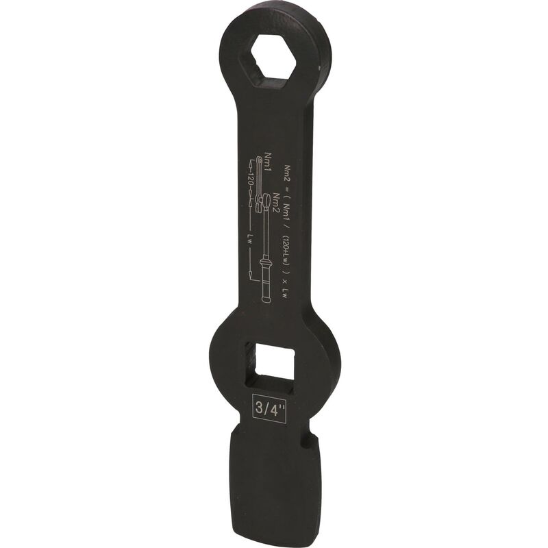 foto del prodotto 3 4 chiave a esagono incassato a percussione con 2 superfici di battuta, 24 mm