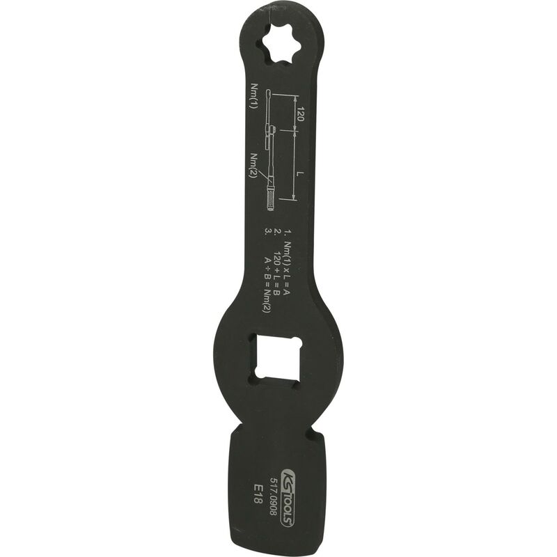 foto del prodotto 3 4 chiave torx per avvitatore elettrico con 2 superfici di battuta, e18