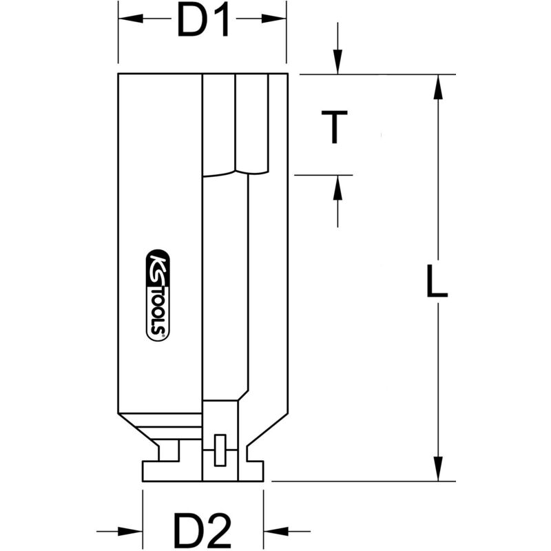 foto del prodotto 3 4 kit bussola per avvitatore a impulsi attacco quadro, 20 mm