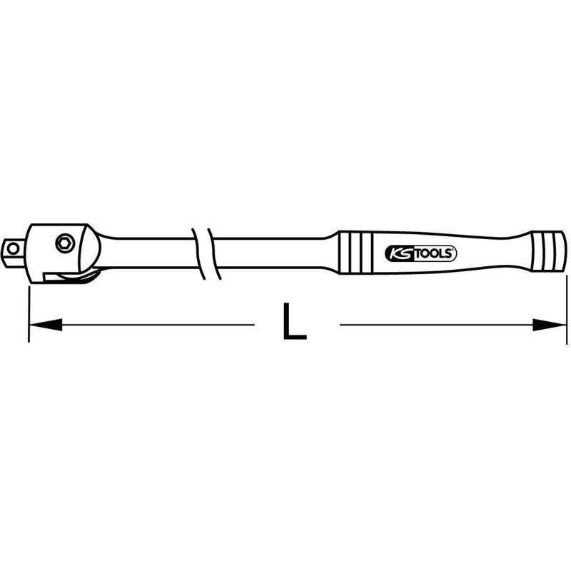 foto del prodotto 3 8 leva c.attacco snodato chrome 260mm